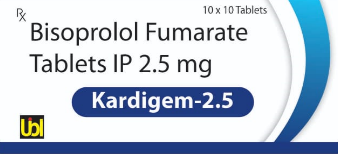 Bisoprolol Fumarate Tablets IP 2.5 mg